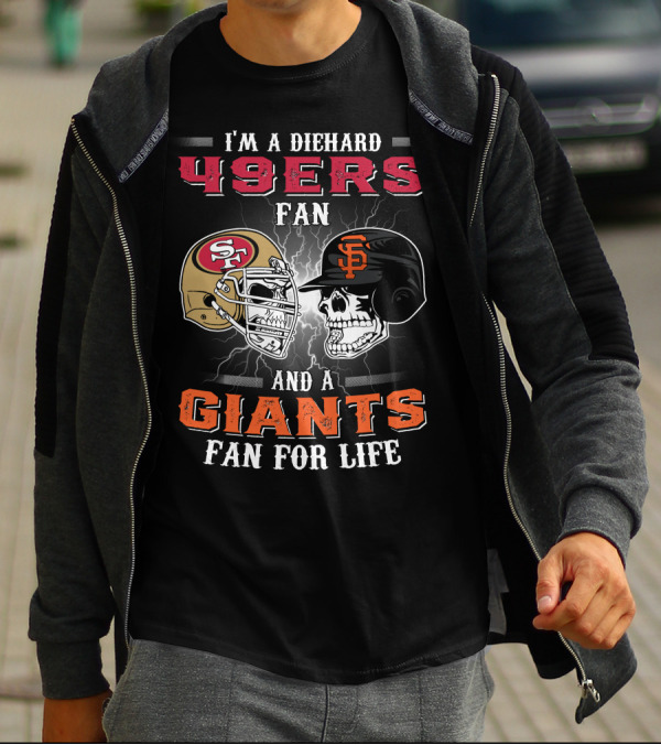 49ers Fan And A Giants Fan T-Shirt