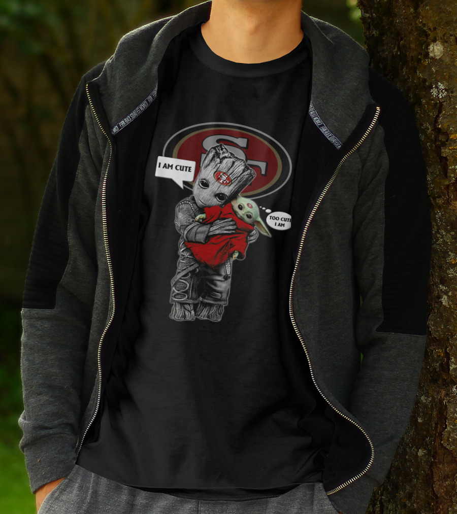 SF49ERS NFL I Am Cute Too Cute I Am YodaST 010 T-Shirt