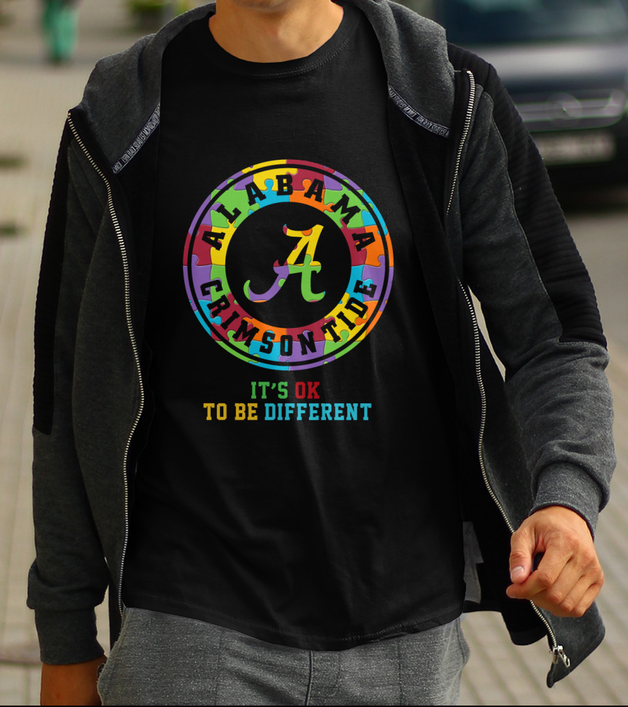 Alabama Crimson Tide It's Ok To Be Different T-Shirt