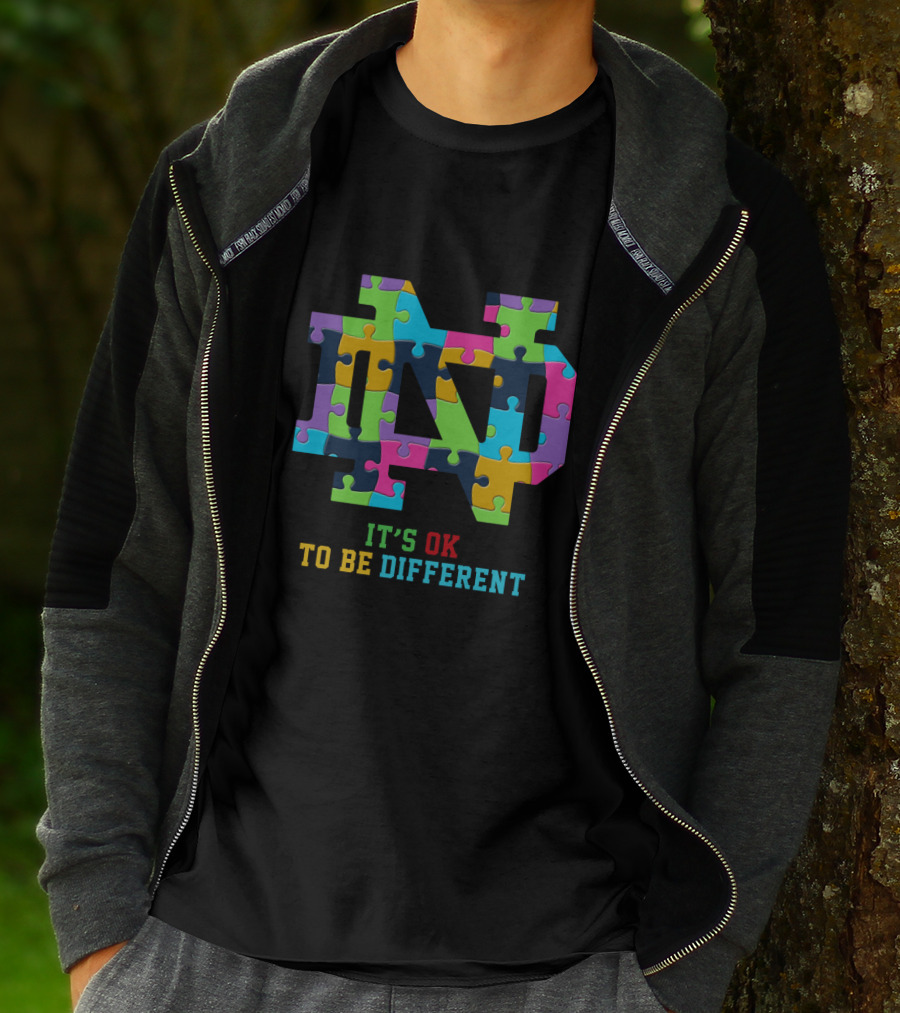 Nd Puzzle It's Ok To Be Different T-Shirt