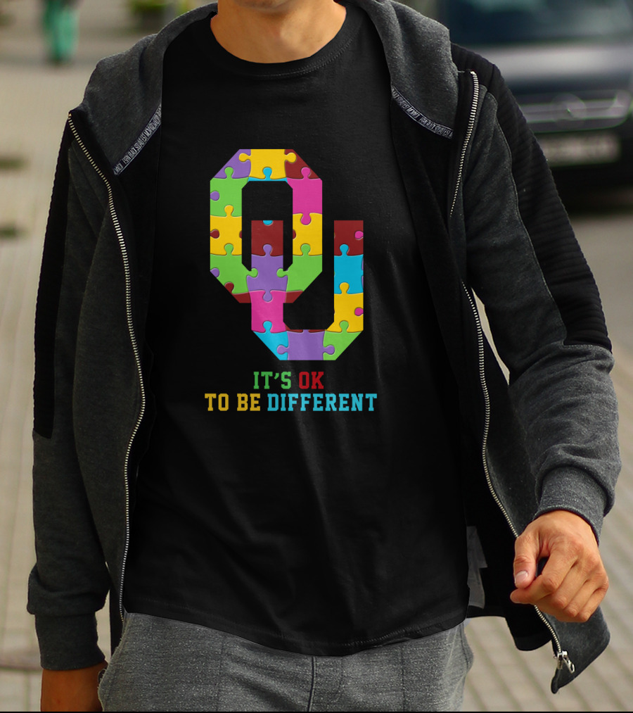 Q Puzzle It's Ok To Be Different T-Shirt