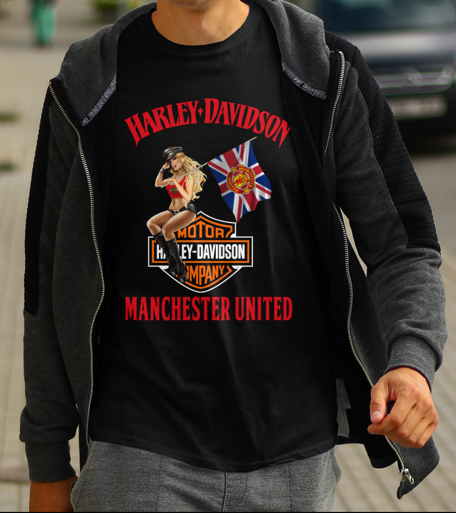 Harley Davidson Manchester United Motor Company T-Shirt