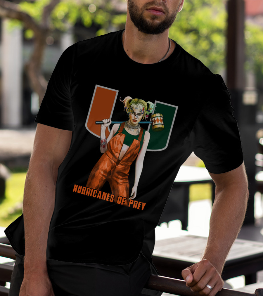 Hurricanes Of Prey Miami U Character Fusion T-Shirt