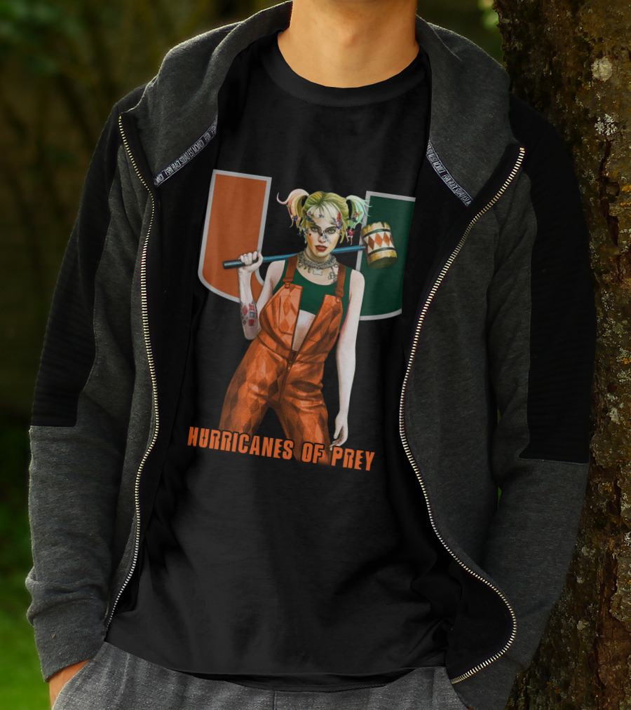 Hurricanes Of Prey Miami U Character Fusion T-Shirt