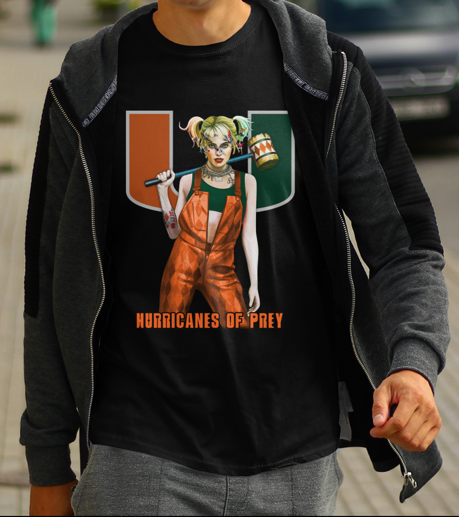 Hurricanes Of Prey Miami U Character Fusion T-Shirt