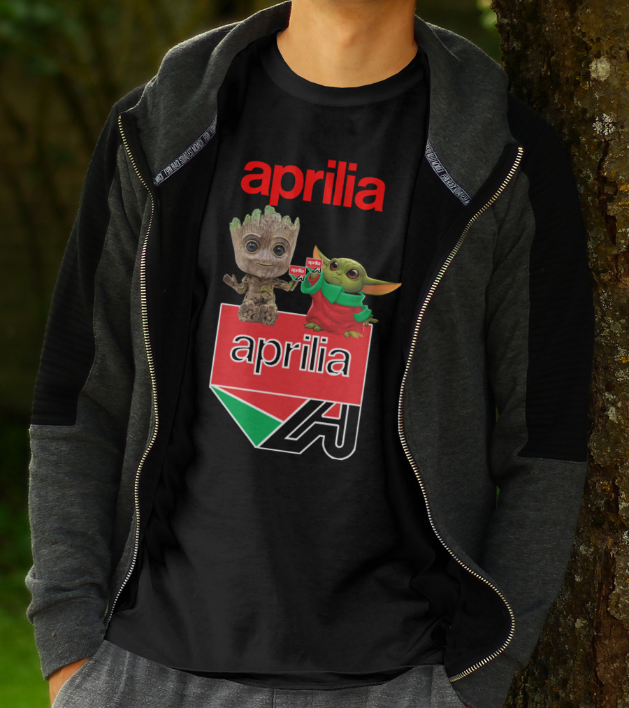 Aprilia Dh 21 Groot Baby Yoda Collaboration T-Shirt
