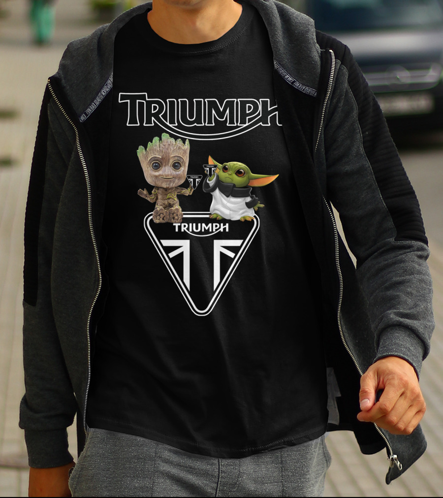 Triumph Groot Yoda Dh 21 Logo Collaboration T-Shirt