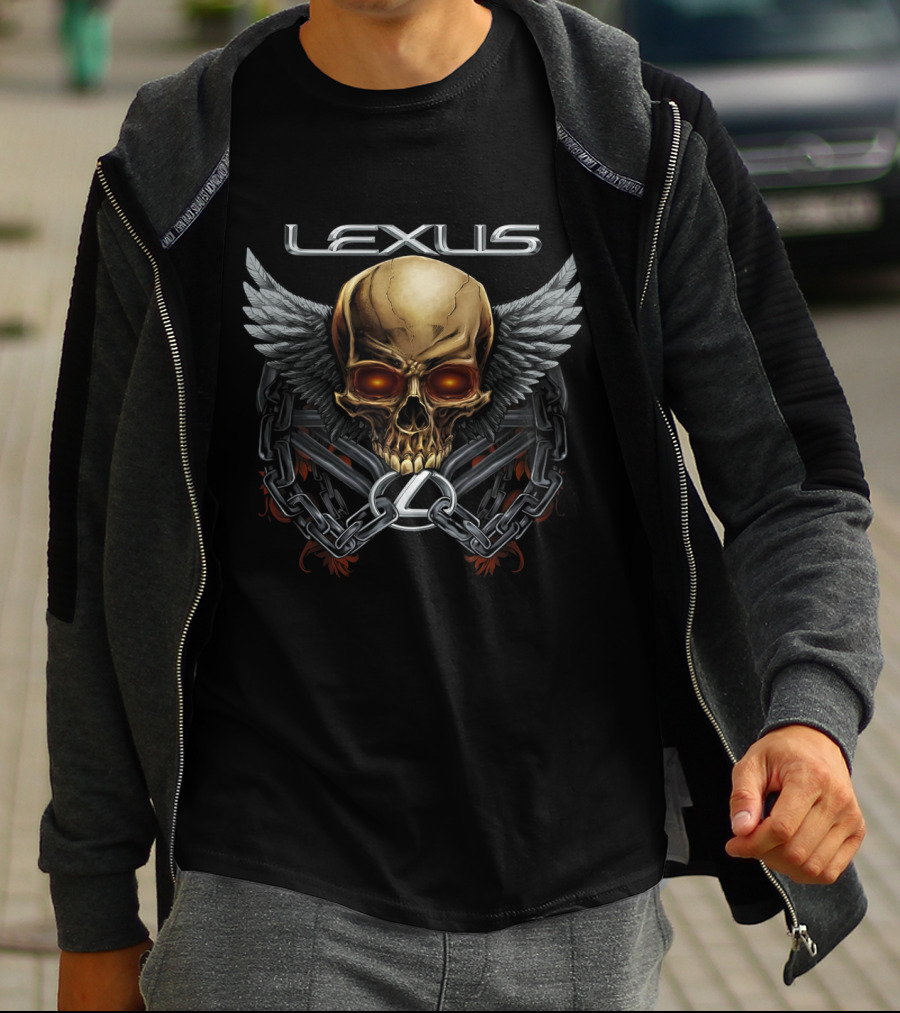 Lexus Skull Wings Chains T-Shirt