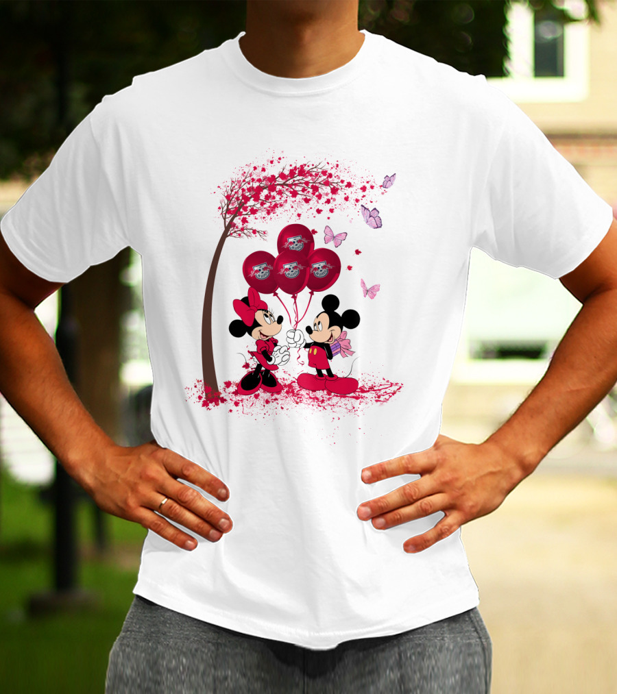 DH 29 Bundesliga RB Leipzig Minnie And Mickey Balloons T-Shirt