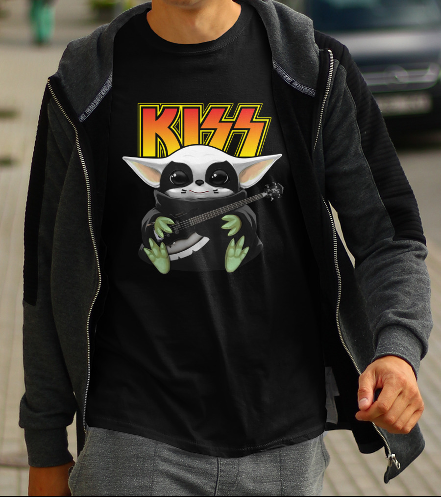 KISS Eric Singer Baby Alien With Guitar T-Shirt