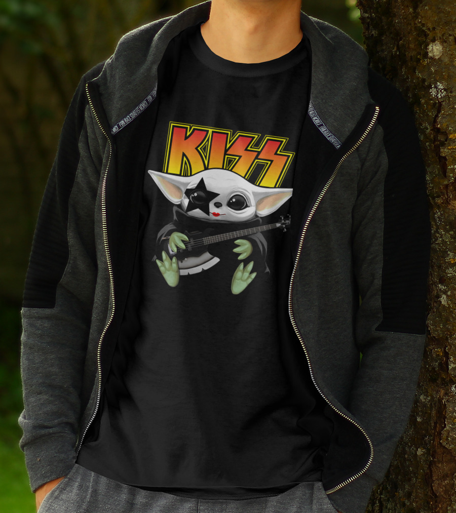 KISS Baby Alien Guitar Paul Stanley T-Shirt