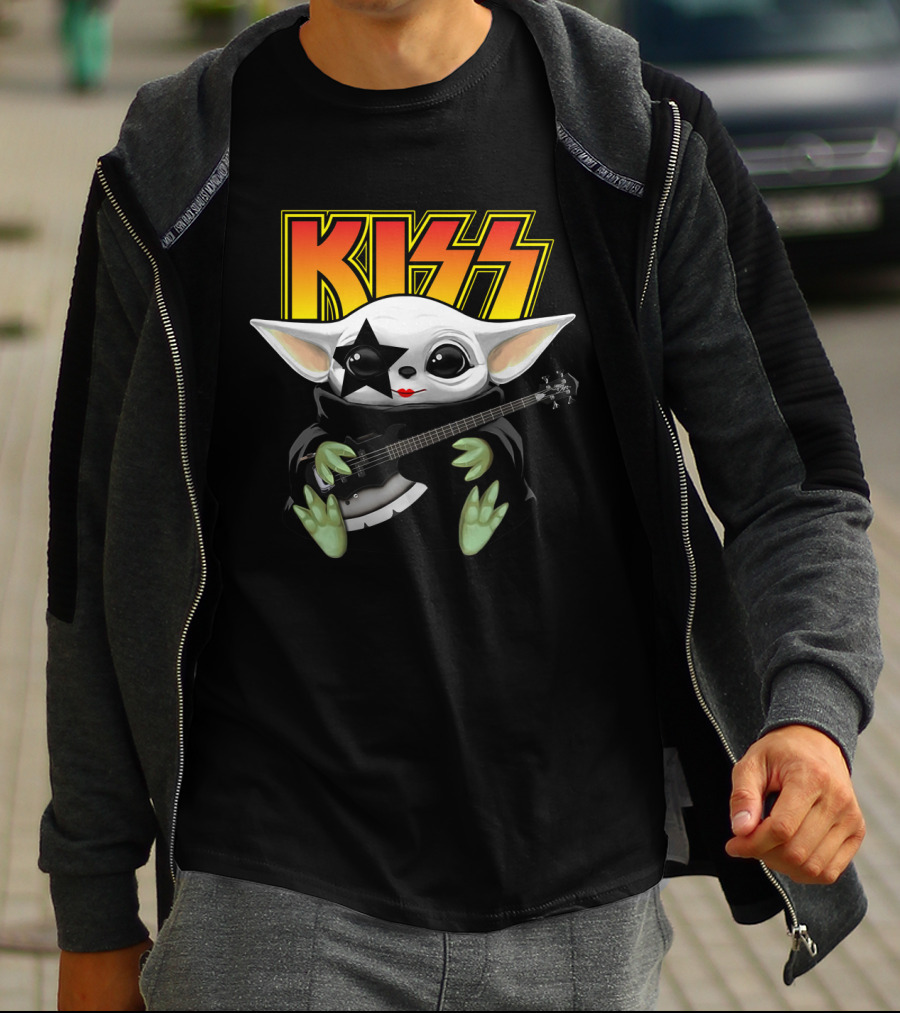 KISS Baby Alien Guitar Paul Stanley T-Shirt