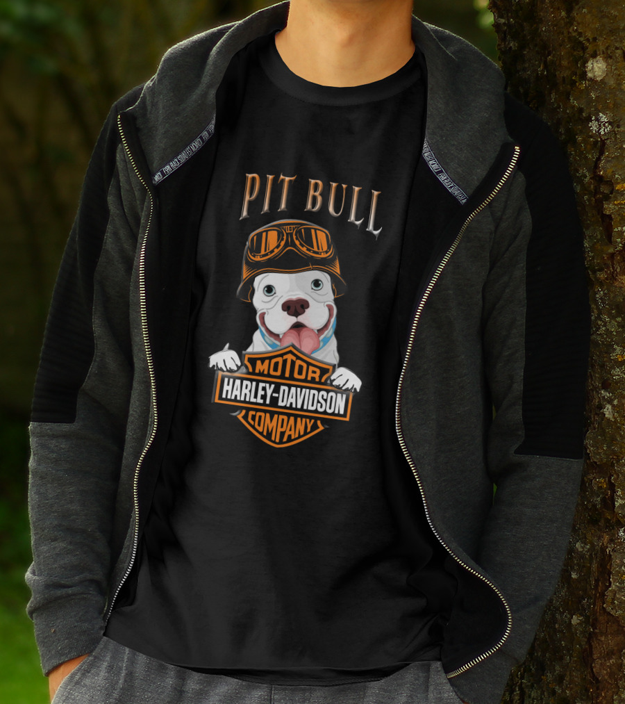 Pit Bull Harley Davidson Motor Company T-Shirt