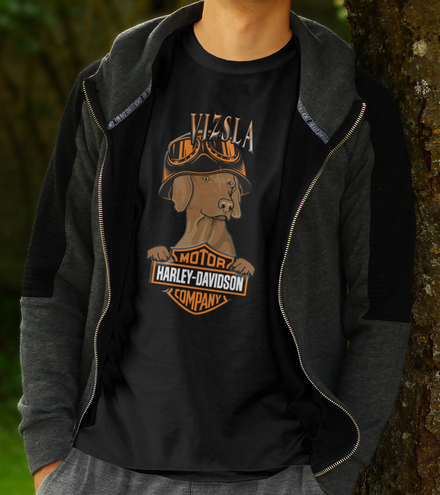 Harley Davidson Vizsla Motorcycle Company T-Shirt