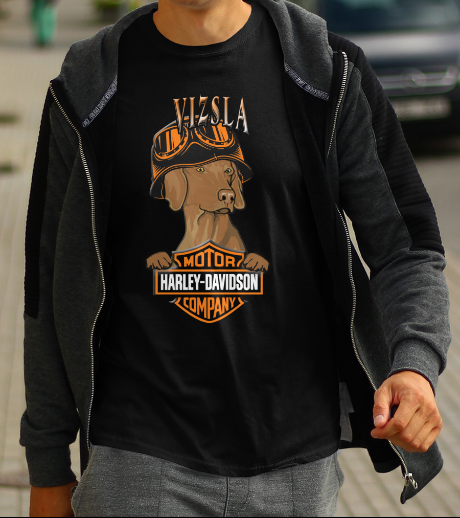 Harley Davidson Vizsla Motorcycle Company T-Shirt