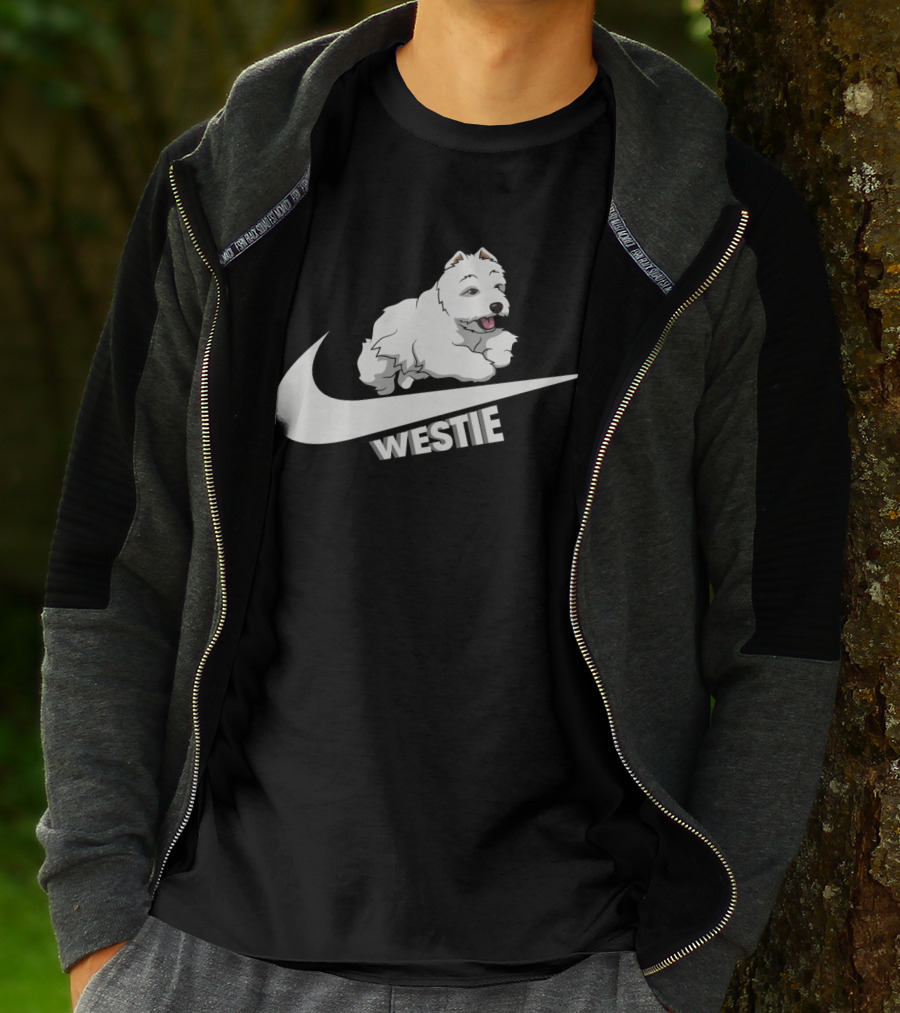 Westie Dog Nike Swoosh T-Shirt