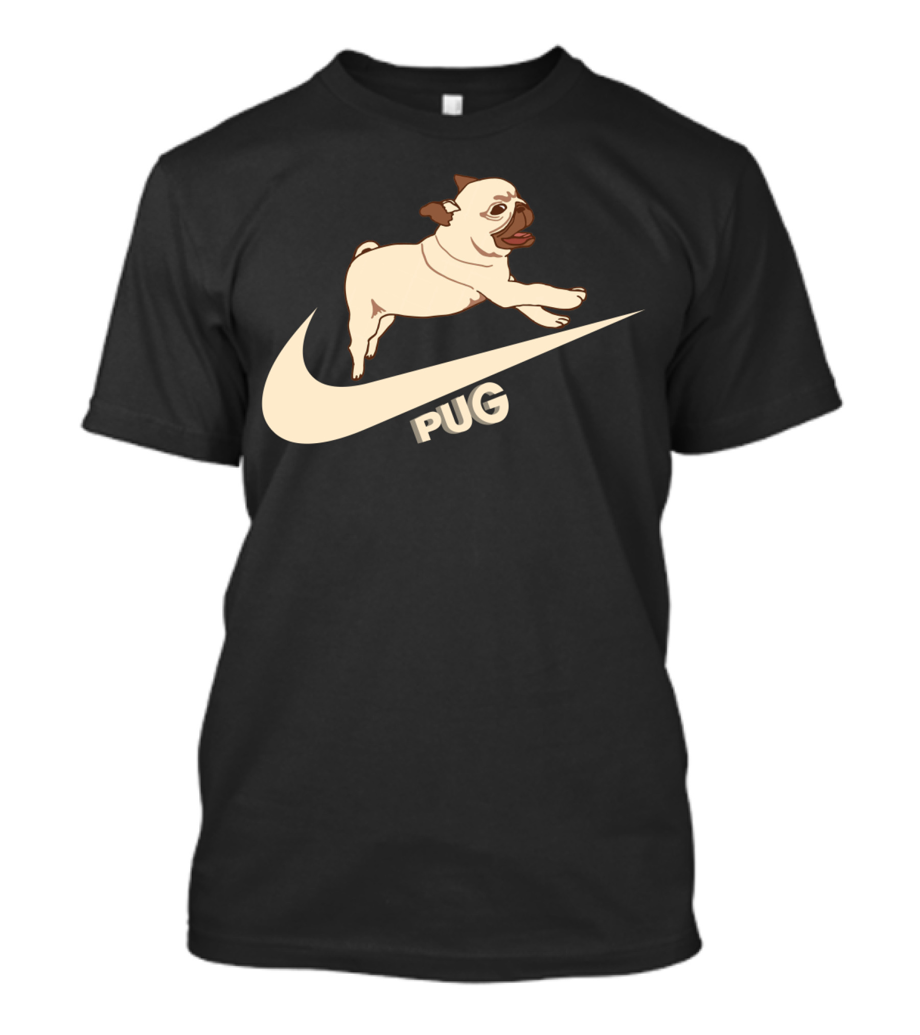 Pug Nike Logo Style T-Shirt