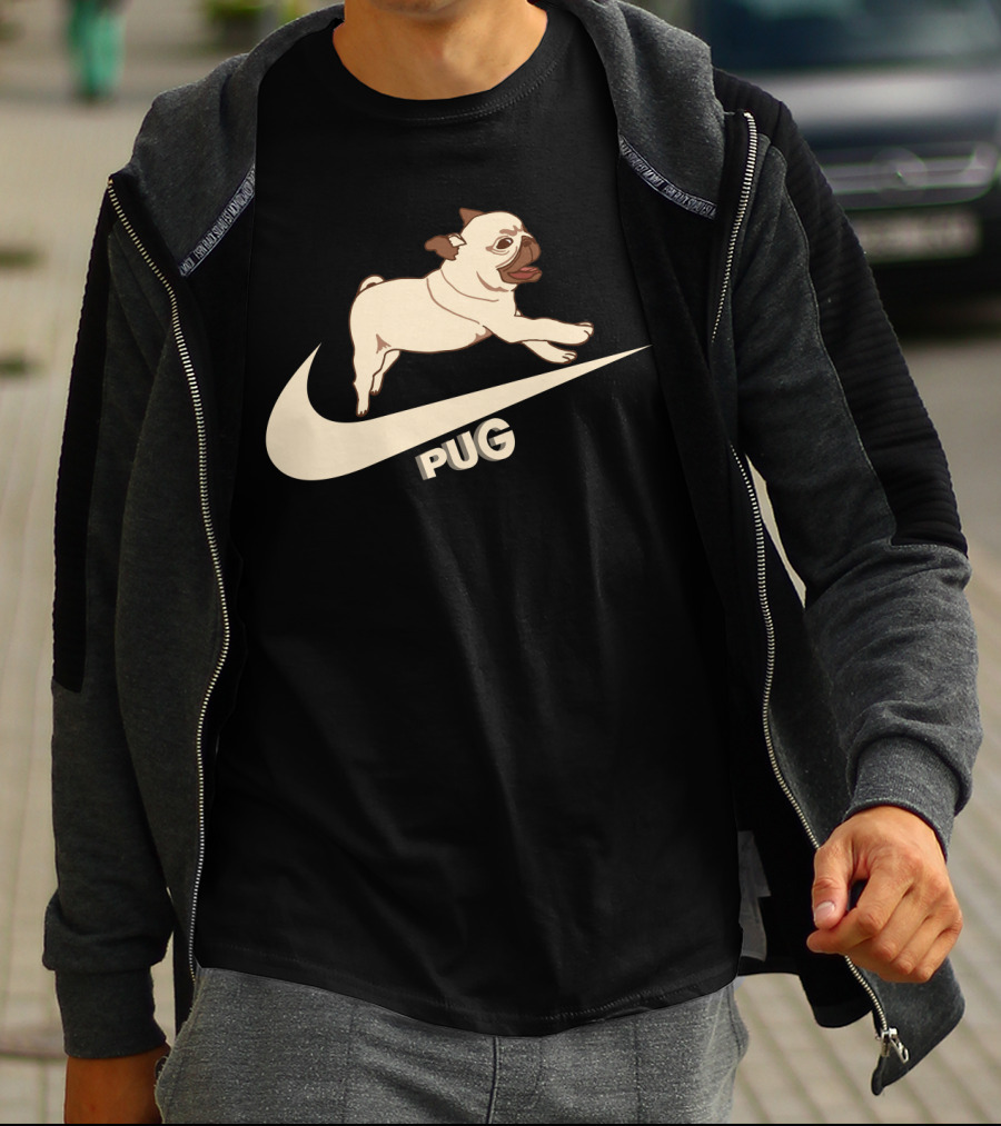 Pug Nike Logo Style T-Shirt
