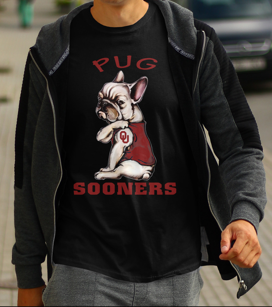 Pug Sooners Ou Ncaa Os T-Shirt