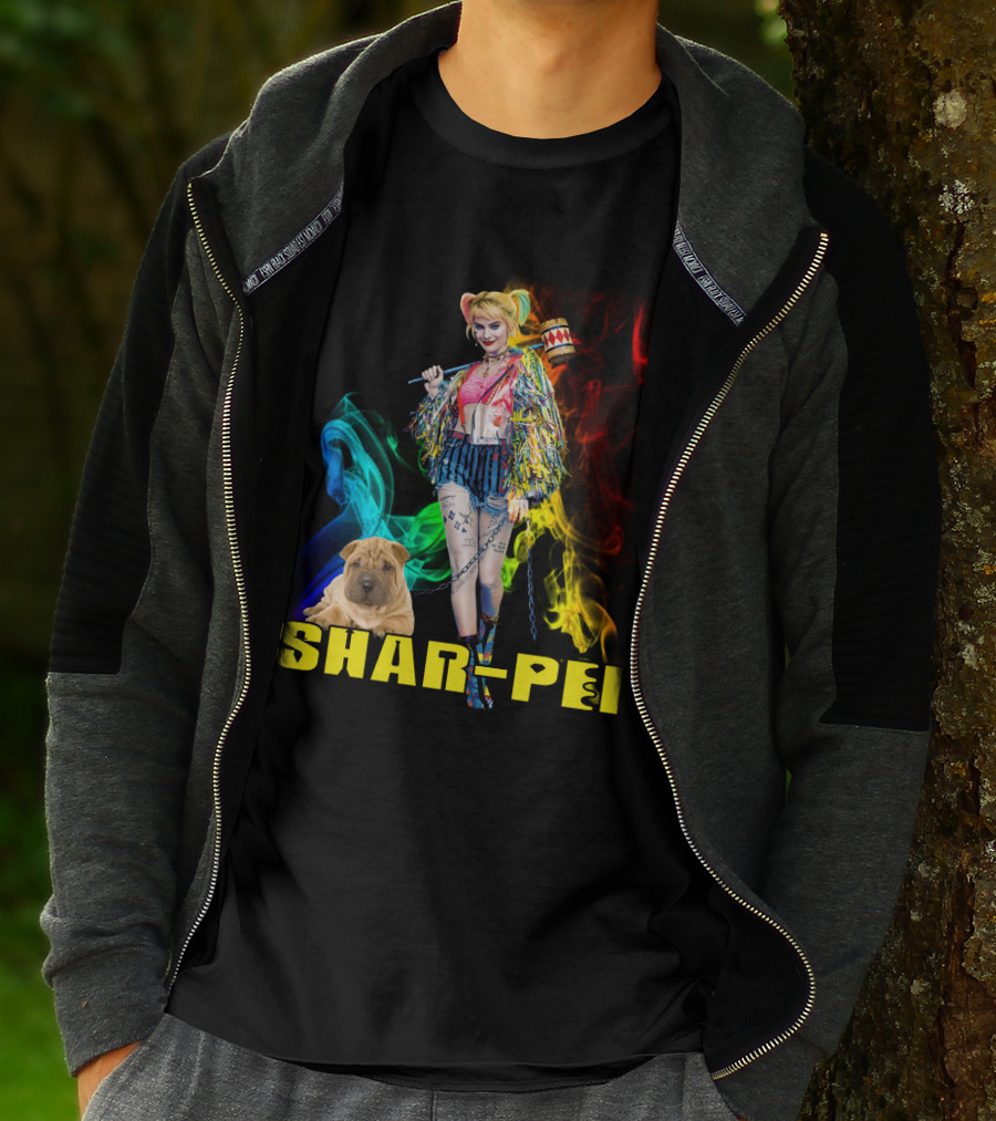 Shar-Pei Harley Quinn Dh T-Shirt