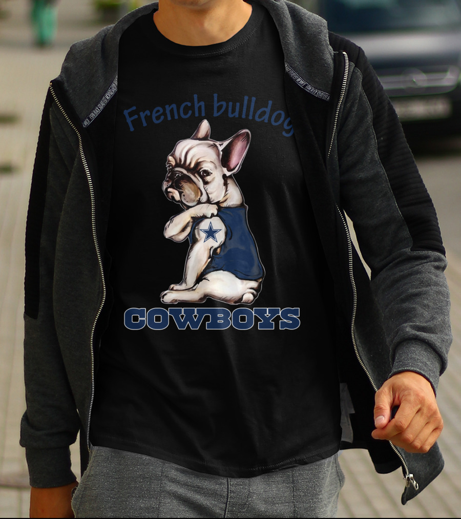 French Bulldog Cowboys 38 Nfldc Fd T-Shirt