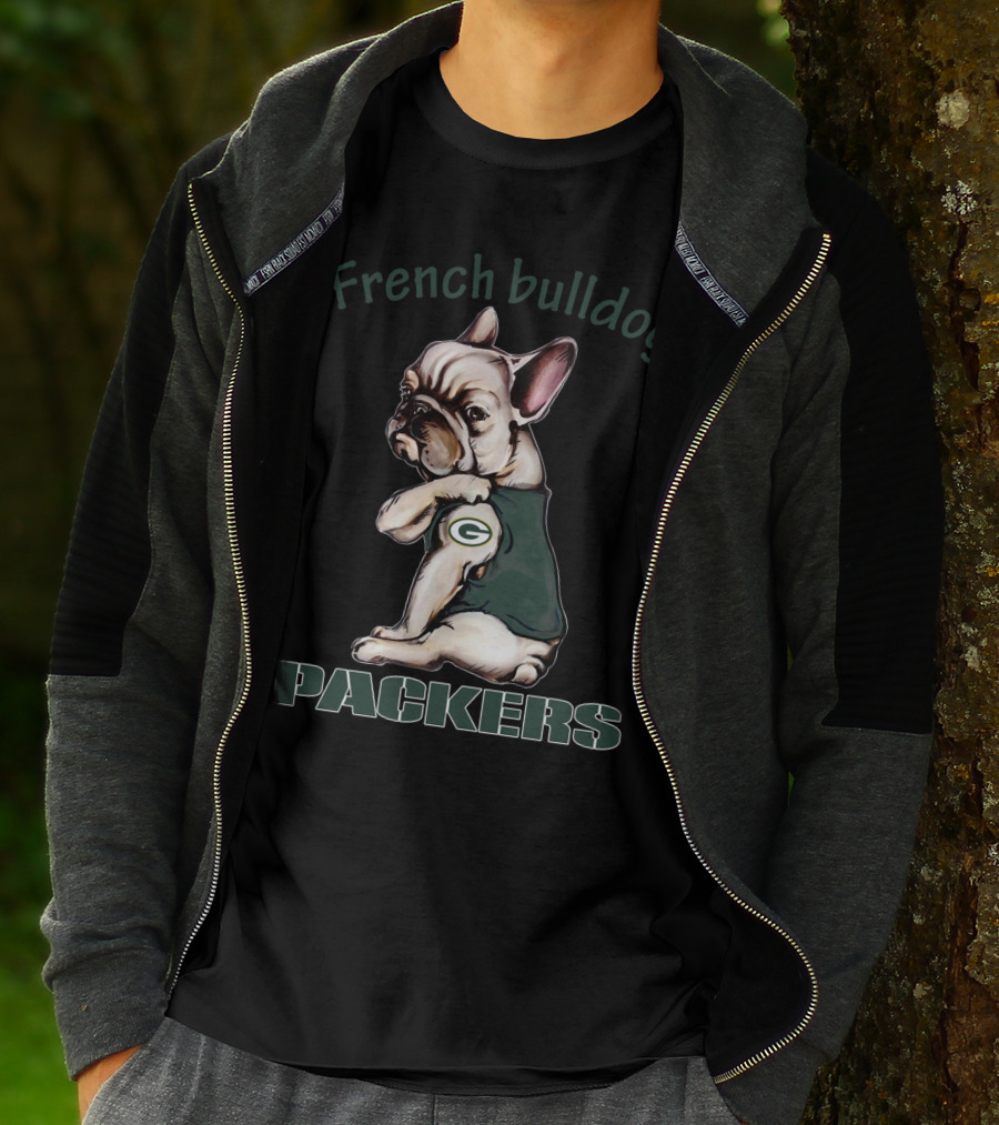 French Bulldog Packers Nflgbp Fd T-Shirt