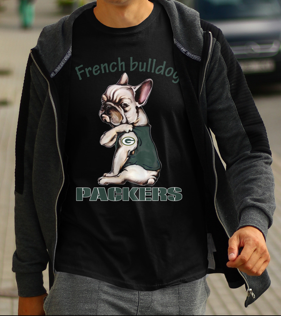 French Bulldog Packers Nflgbp Fd T-Shirt