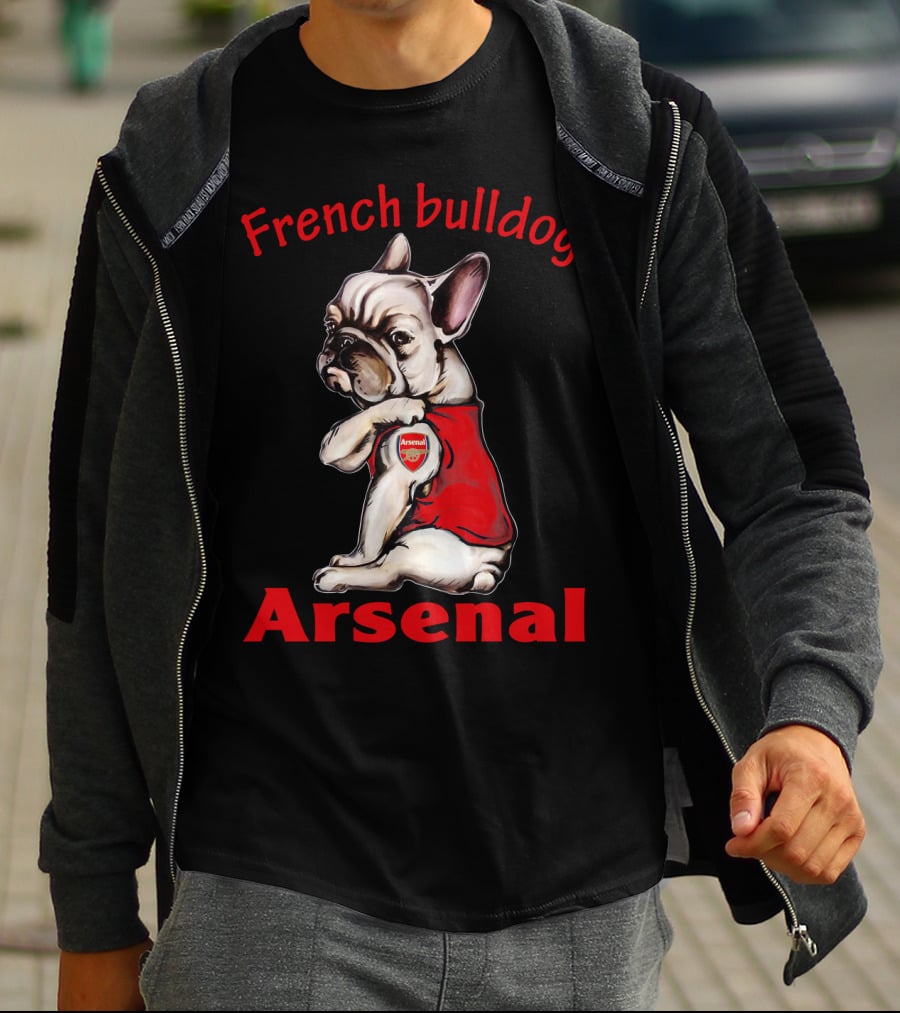 French Bulldog Arsenal T-Shirt