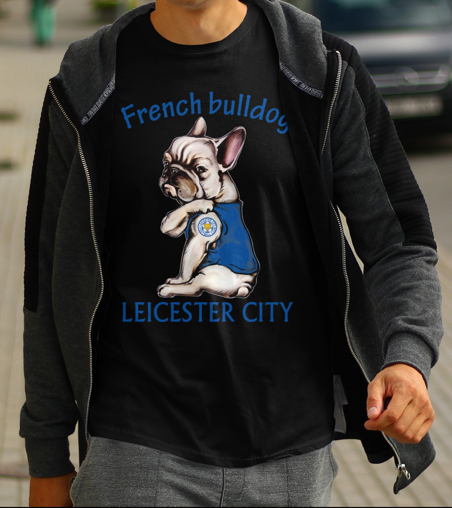 French Bulldog Leicester City T-Shirt