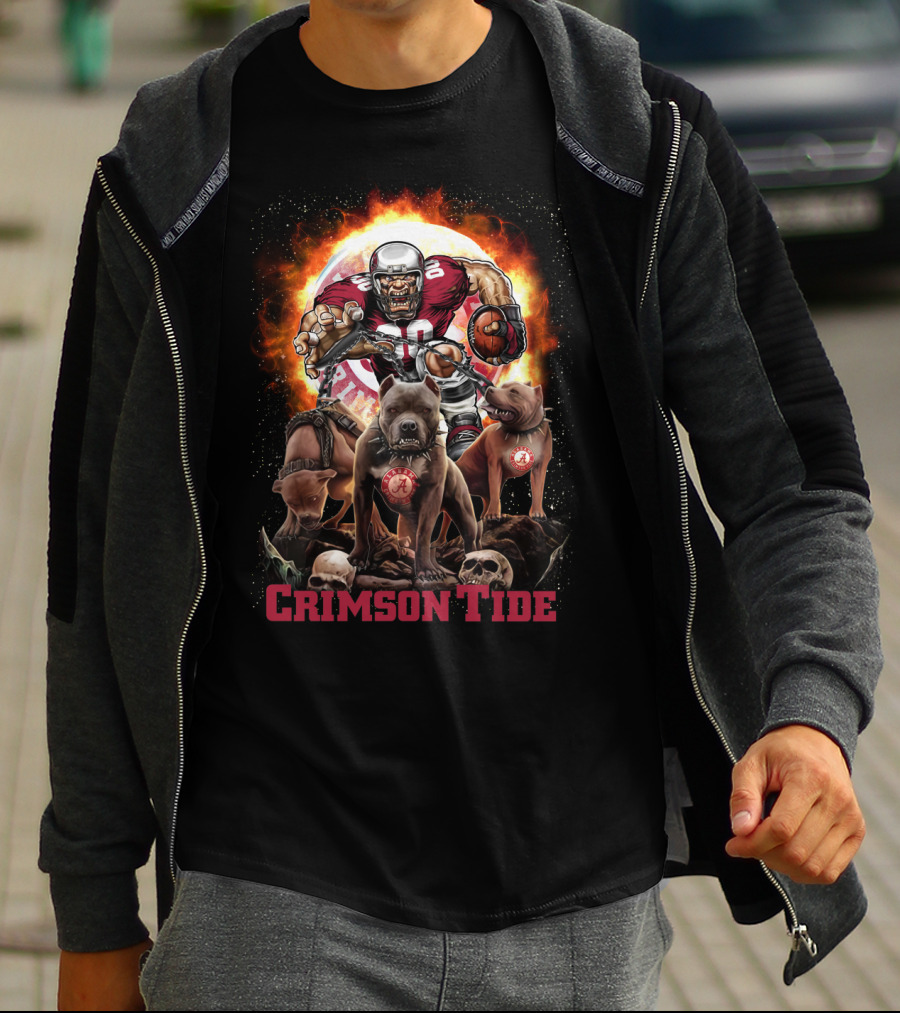 Alabama Crimson Tide Football And Bulldogs T-Shirt