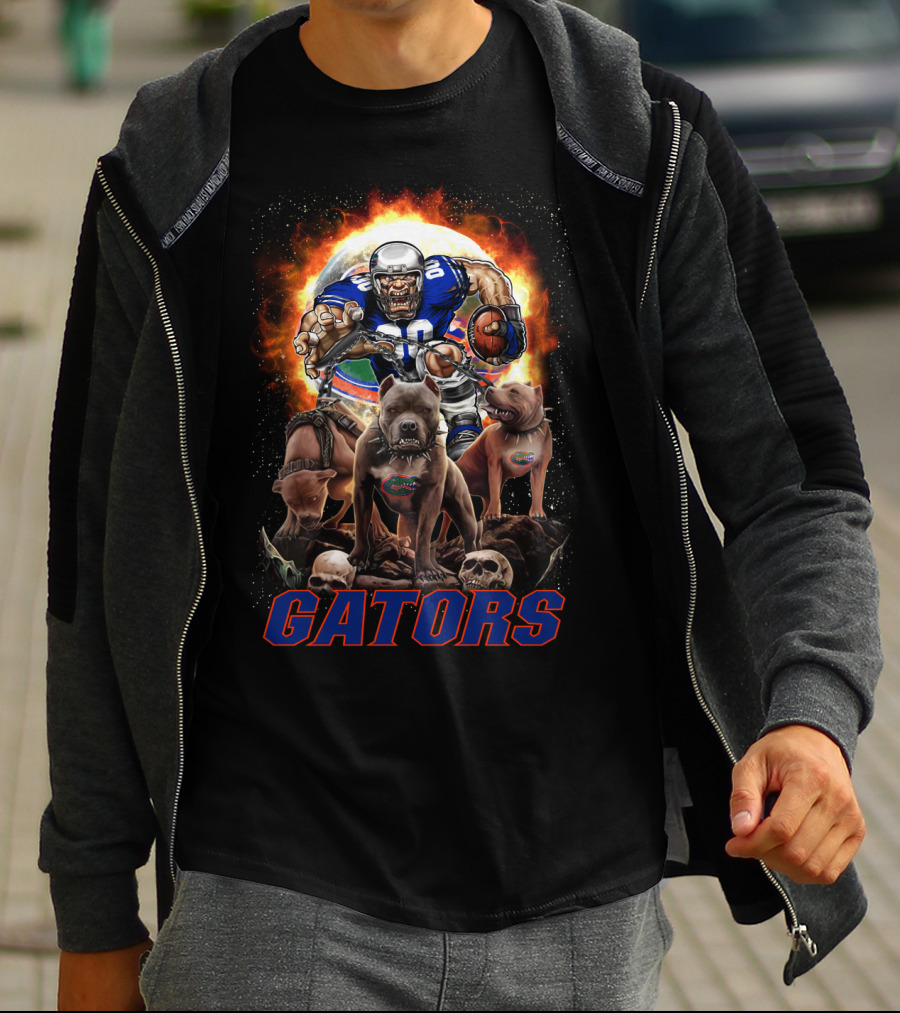 Gators Football Intensity With Fierce Dogs T-Shirt