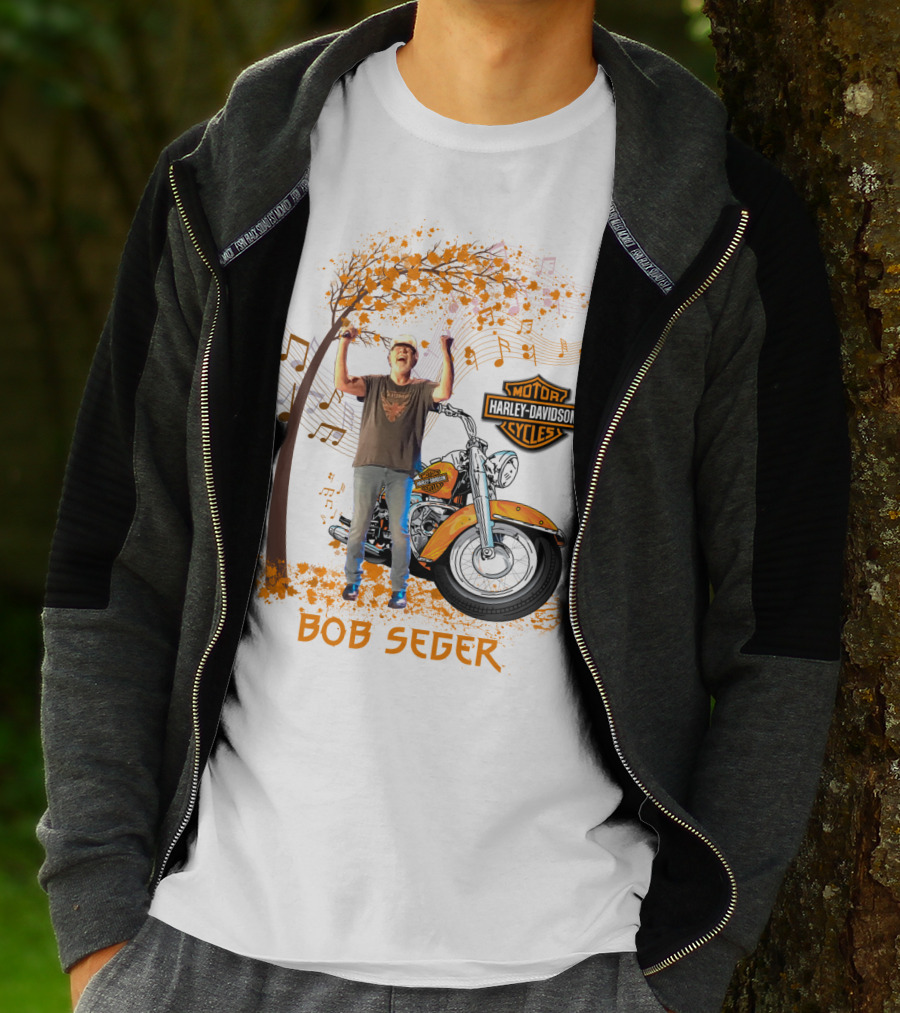 Bob Seger Harley Davidson Motorcycles Music Celebration T-Shirt