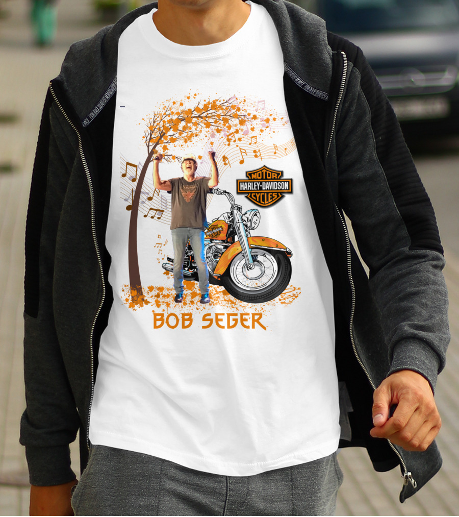 Bob Seger Harley Davidson Motorcycles Music Celebration T-Shirt