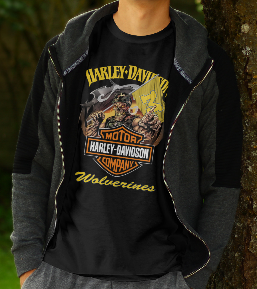 Harley Davidson Motor Company Wolverines T-Shirt
