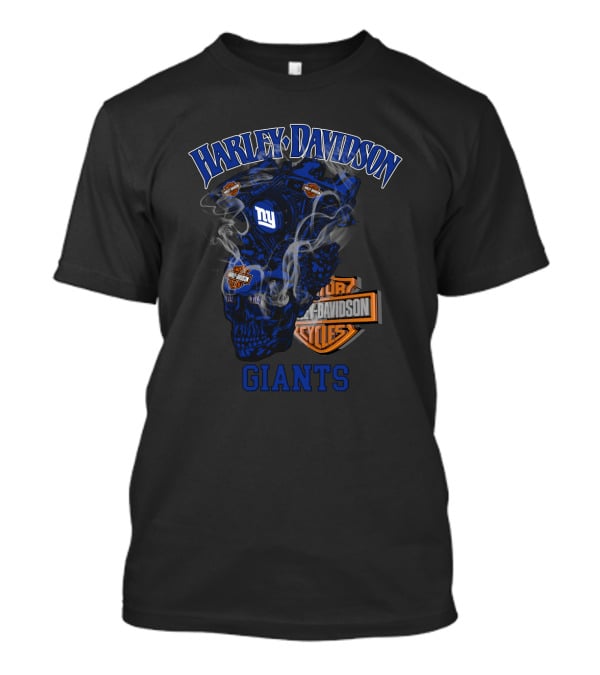 Harley Davidson New York Giants 70 Hd T-Shirt