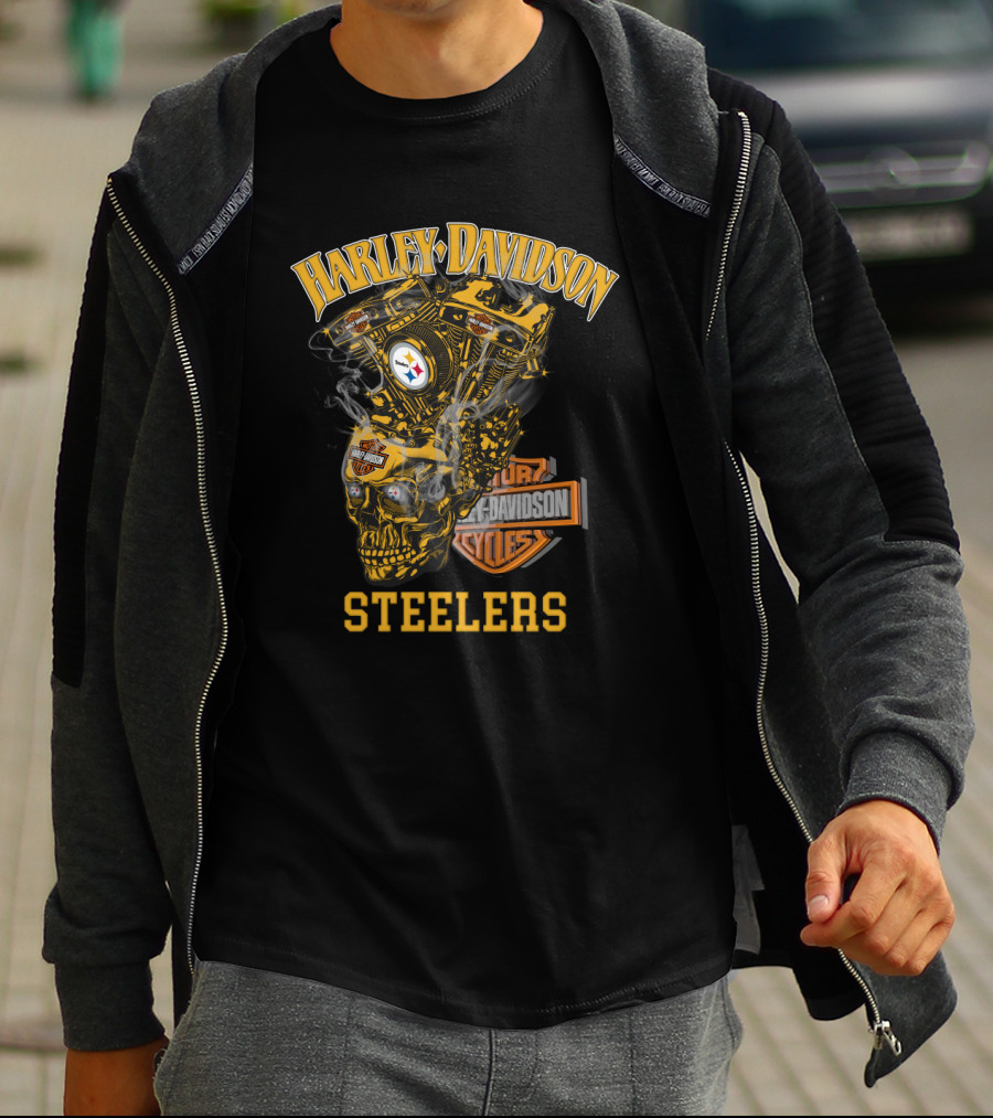 Harley Davidson Steelers Pittsburgh Hd 70 T-Shirt