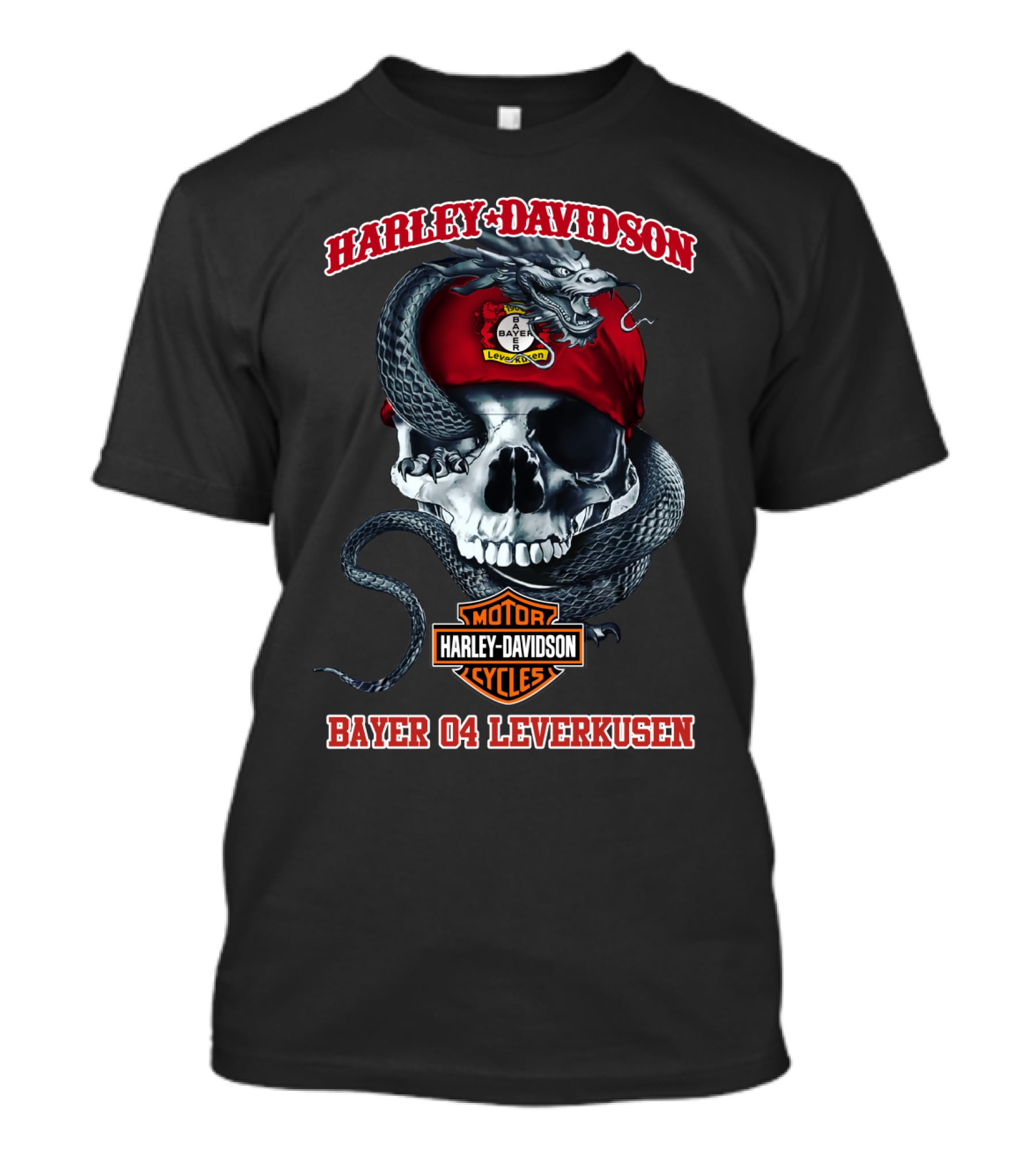 Harley Davidson Motor Cycles Bayer 04 Leverkusen T-Shirt