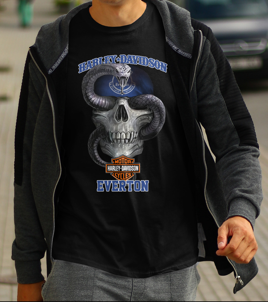 Harley Davidson Motor Cycles Everton T-Shirt
