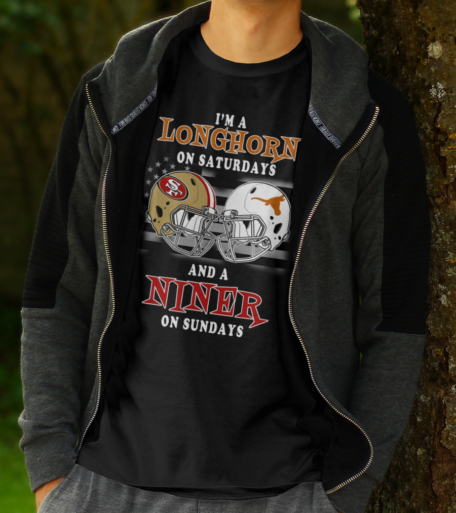 I'm A Longhorn On Saturdays And A Niner On Sundays T-Shirt