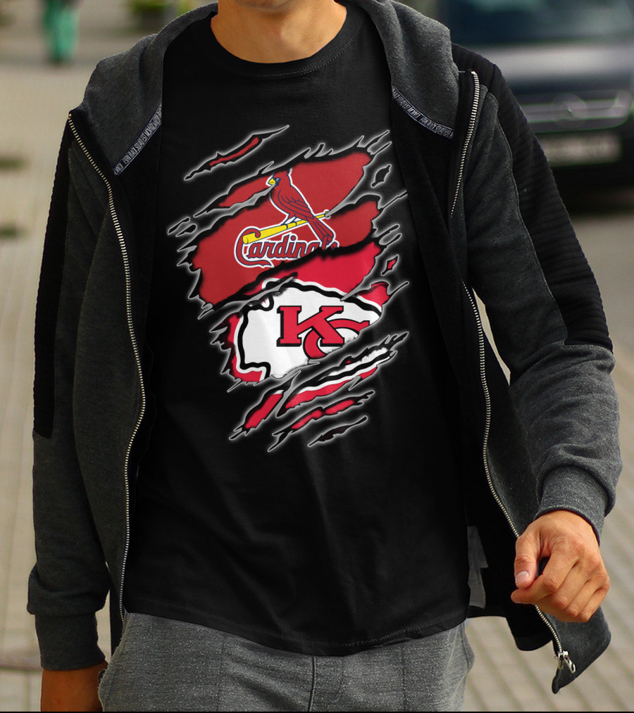 Cardinals Chiefs Fan Gear T-Shirt