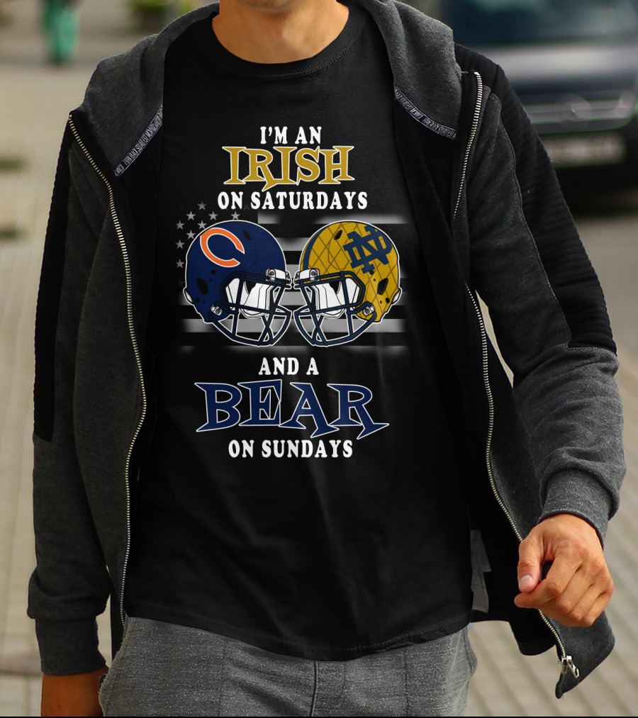 I'm An Irish On Saturdays And A Bear On Sundays T-Shirt
