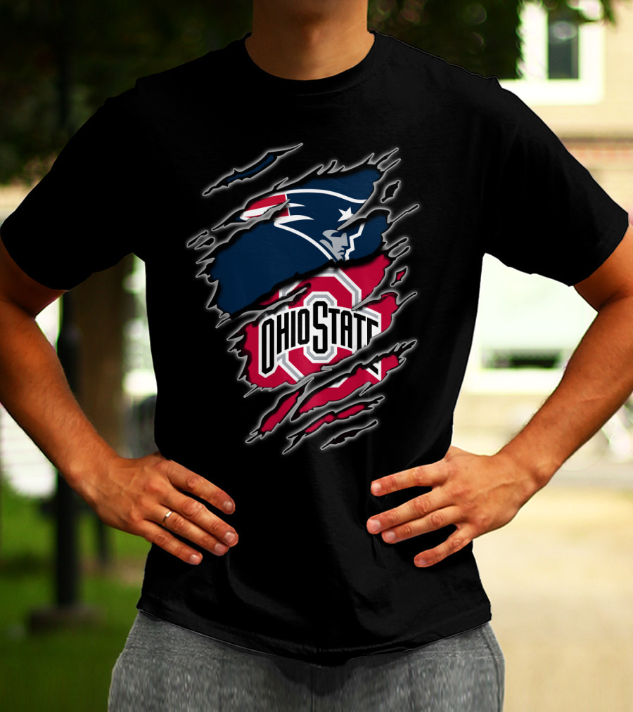 New England Patriots Ohio State Buckeyes For Fans T-Shirt