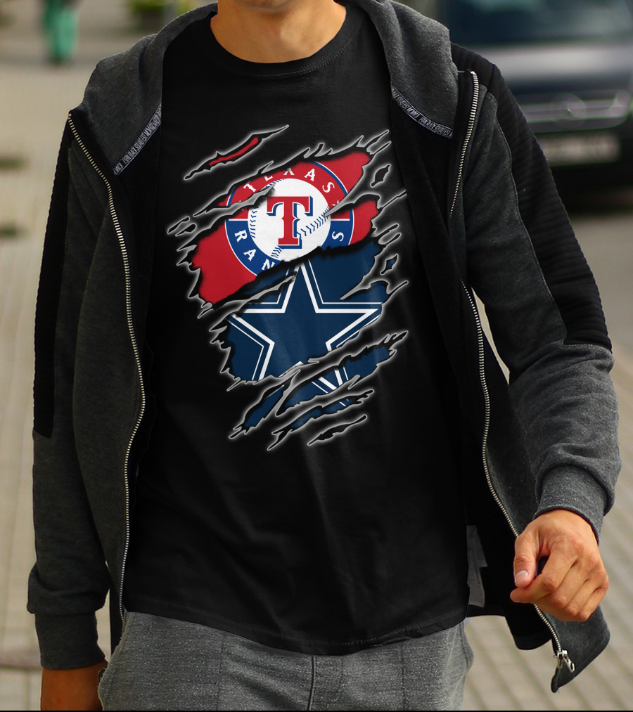 Texas Rangers Cowboys Fan Combo For Enthusiasts T-Shirt