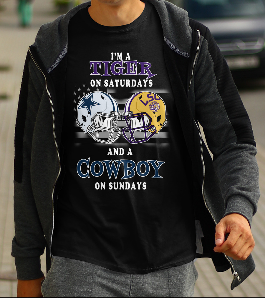 I'm A Tiger On Saturdays And A Cowboy On Sundays T-Shirt