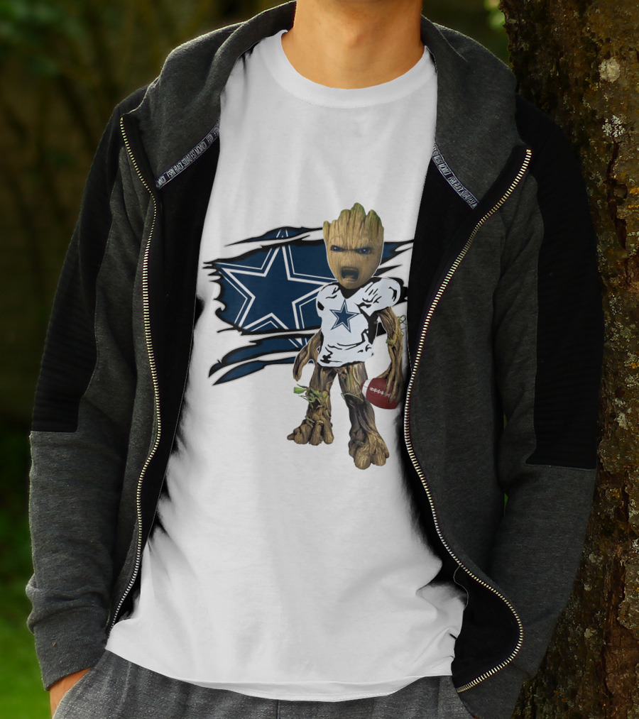 I AM Cowboys Fan's Football Character Star Team T-Shirt