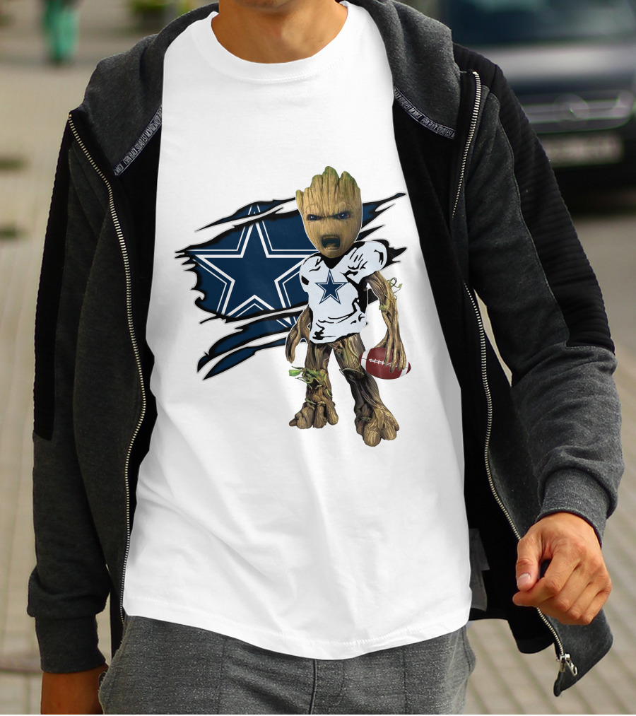 I AM Cowboys Fan's Football Character Star Team T-Shirt