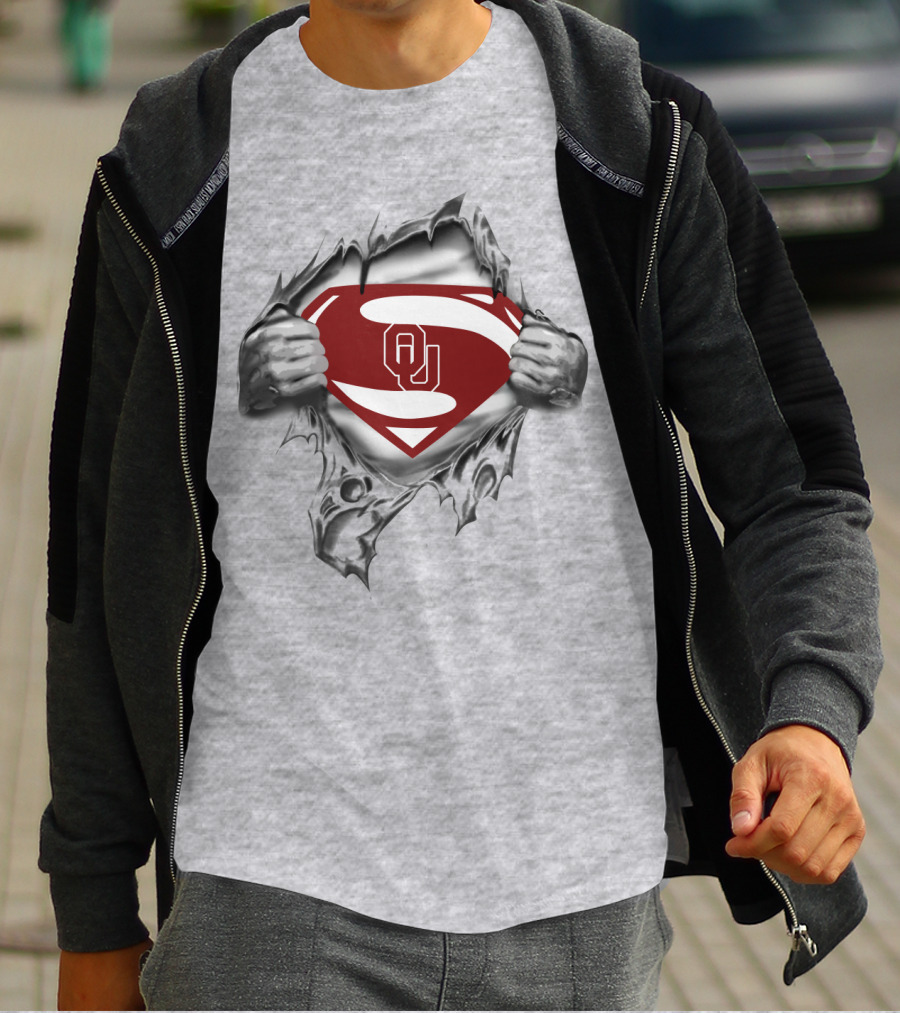 Super Sooners OU Chest Emblem T-Shirt