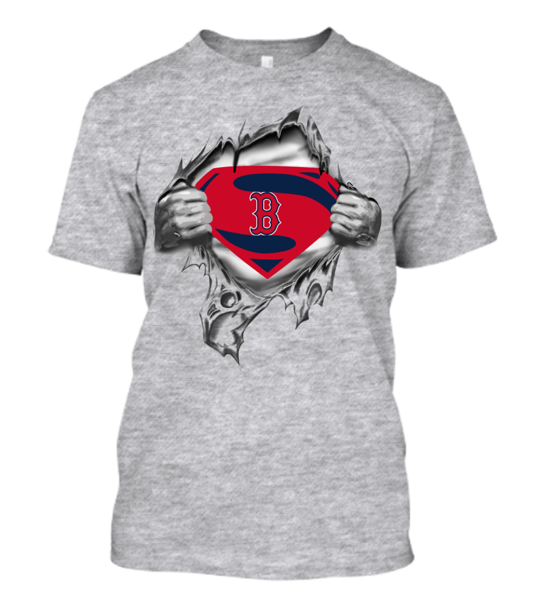 Boston Redsox Superhero Burst T-Shirt