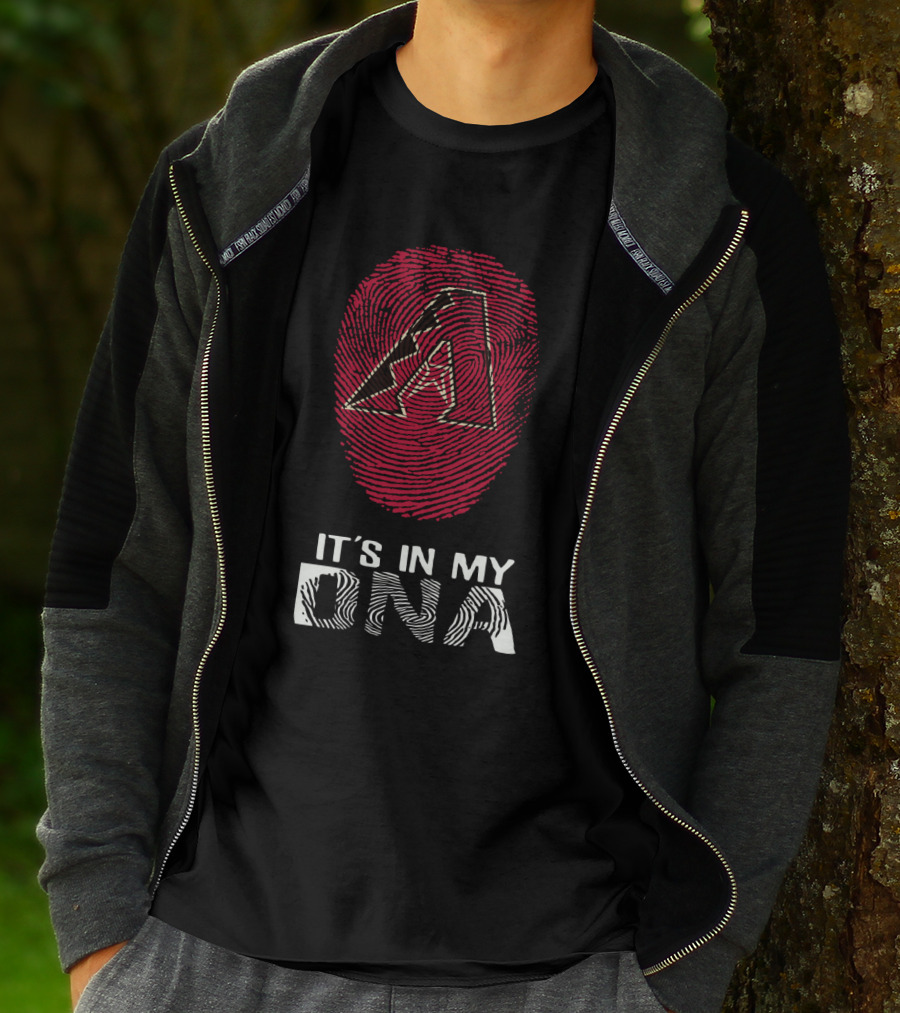 Arizona Diamondbacks It's In My DNA Fingerprint T-Shirt