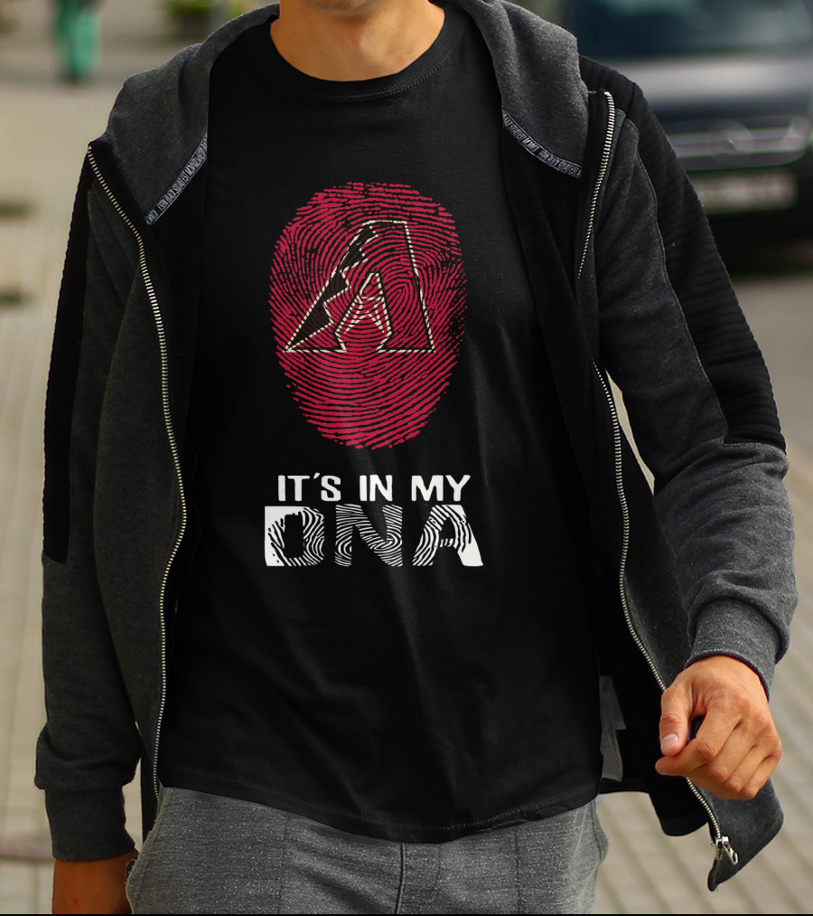 Arizona Diamondbacks It's In My DNA Fingerprint T-Shirt
